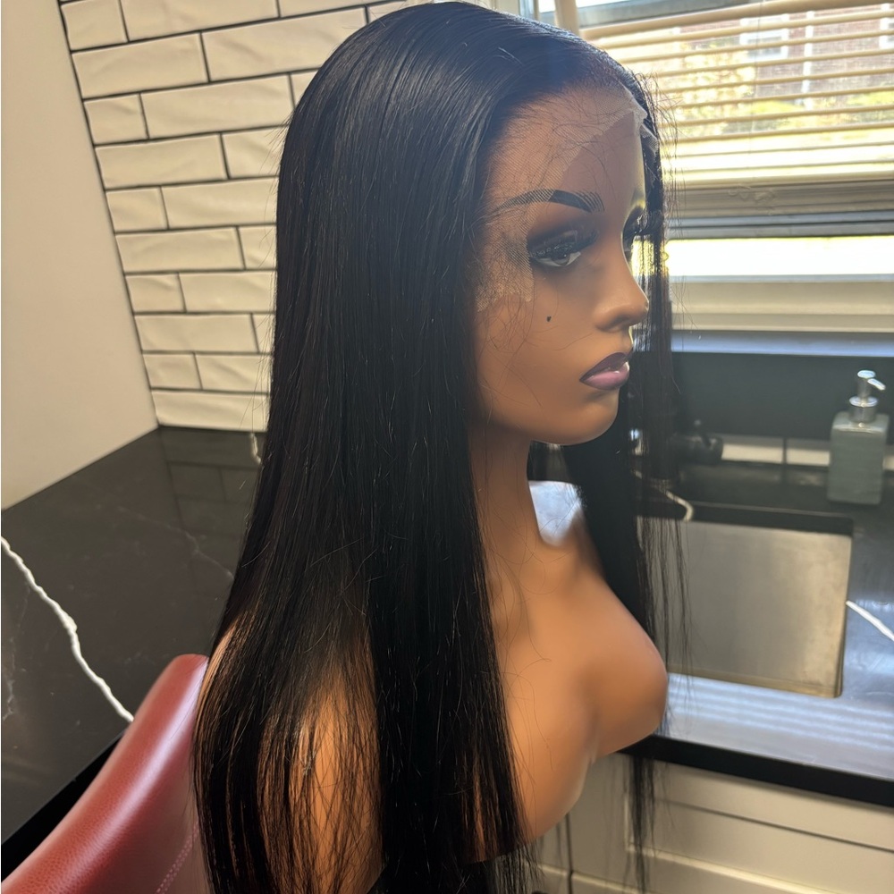 Black Straight Lace Front Wig - Women Hair